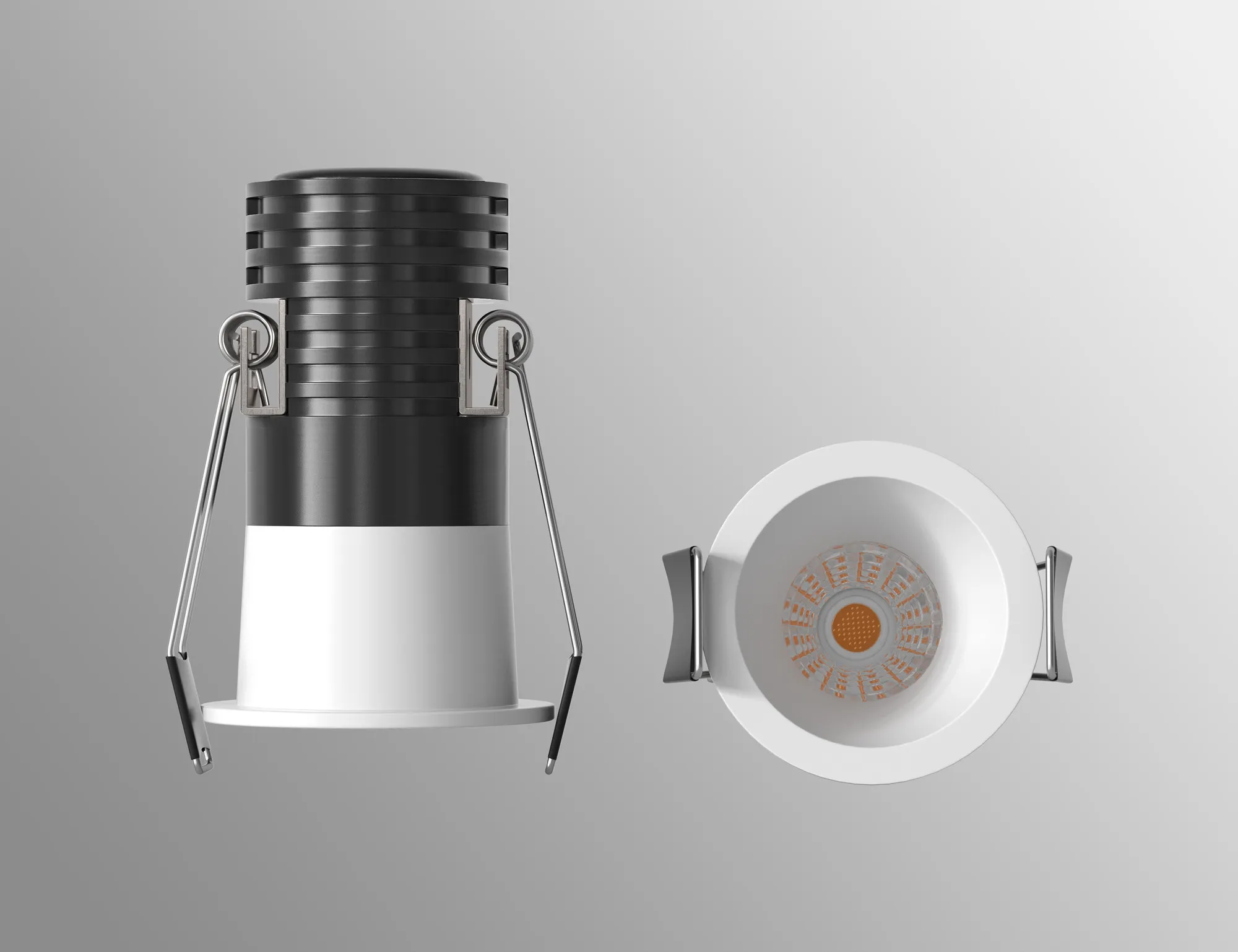 Cane Recessed Ceiling Luminaires Mantra Fusion Round Recess Ceiling